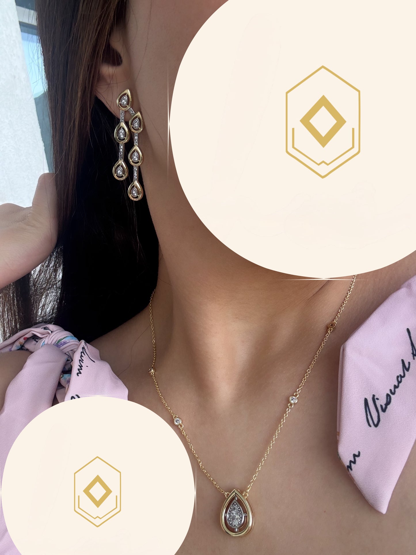 Droplets Fountain Earrings