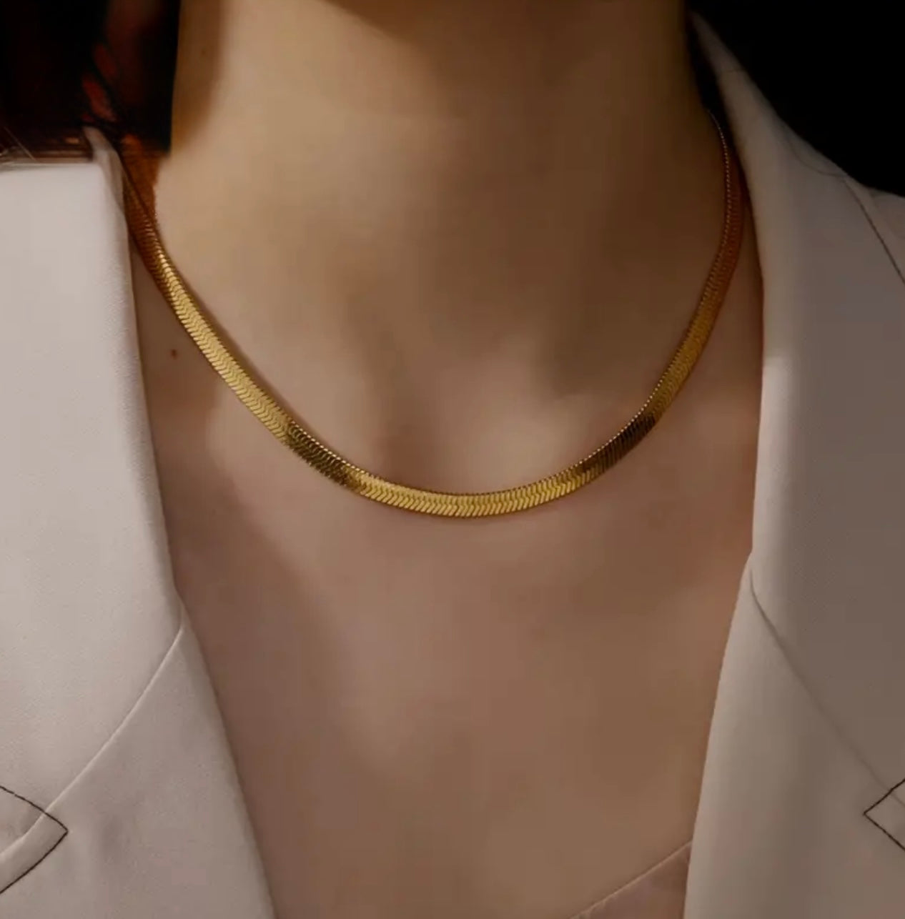 Snake chain necklace