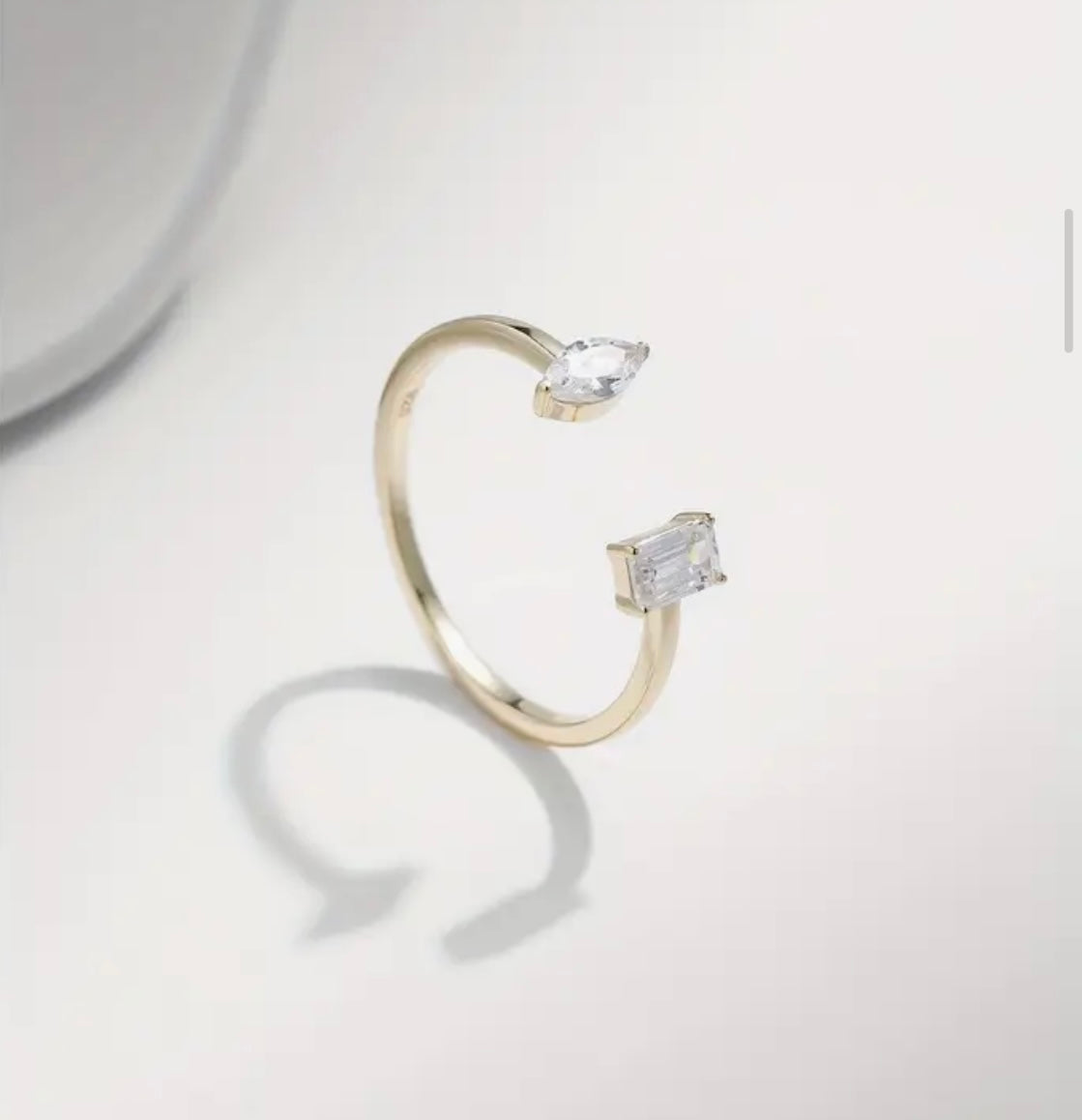 Open pave Ring