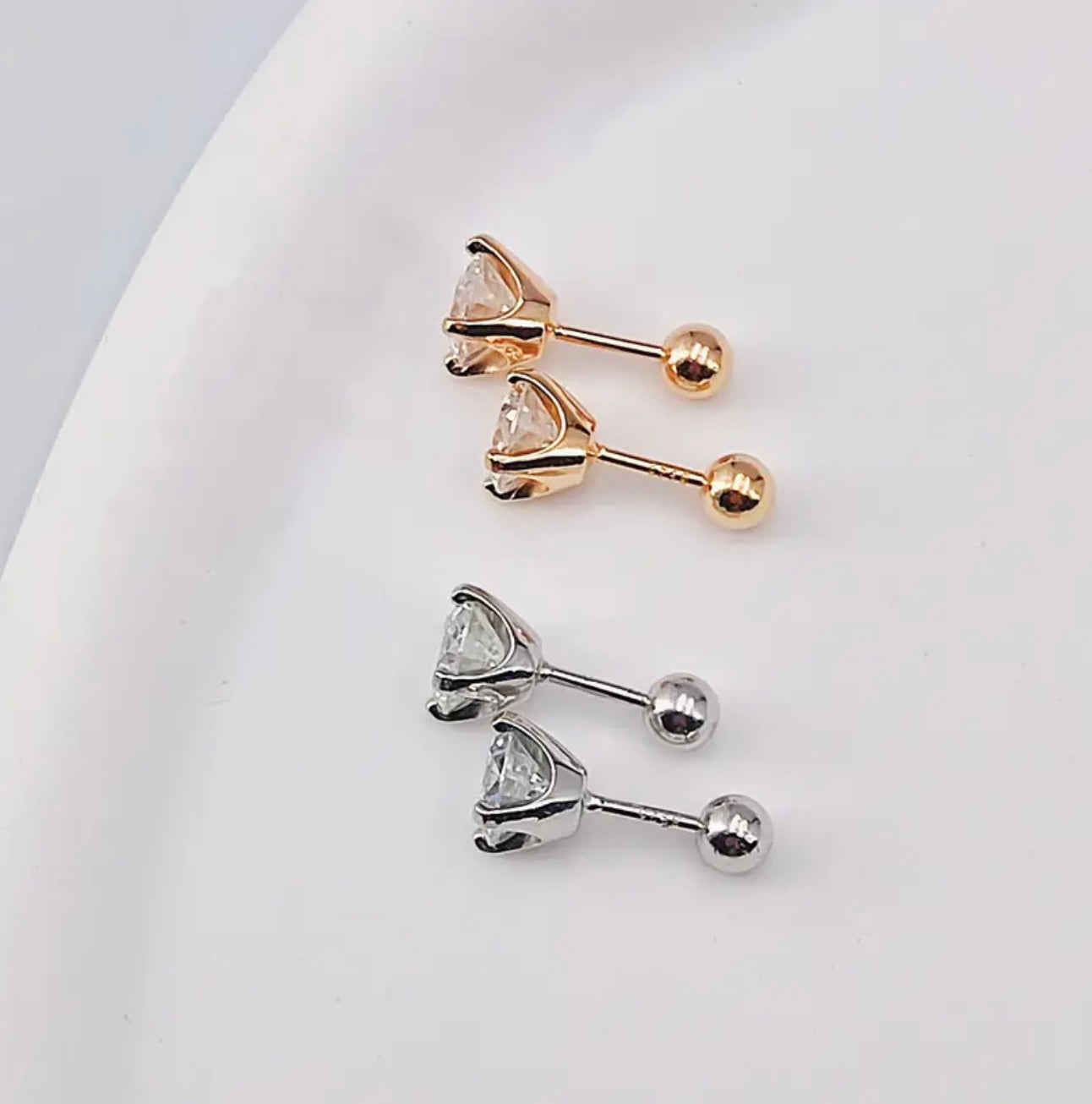 Diamond Stud Earrings