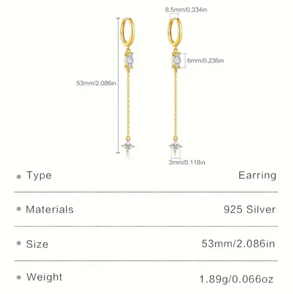 Dangling earrings