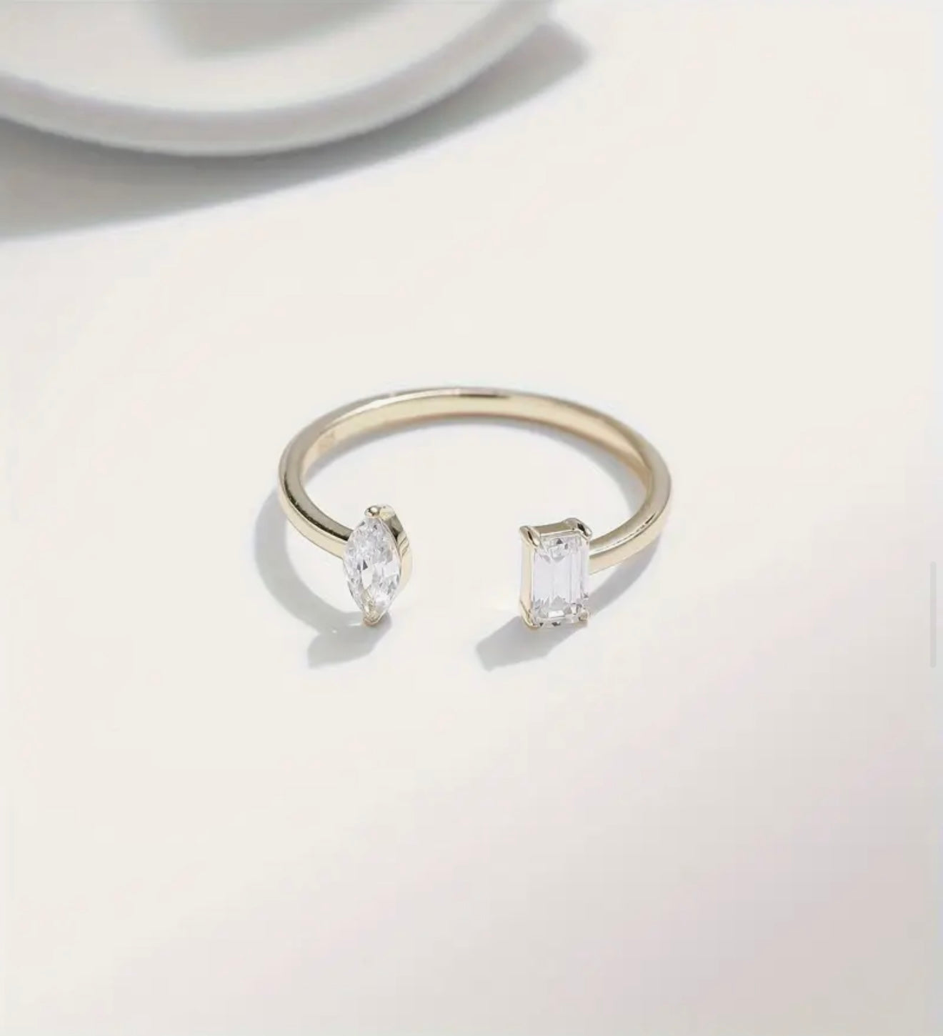 Open pave Ring