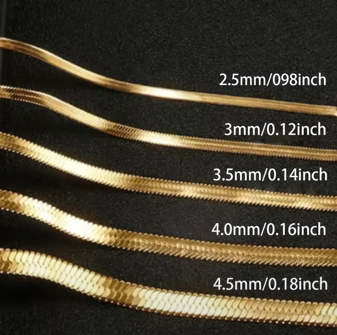 Snake chain necklace