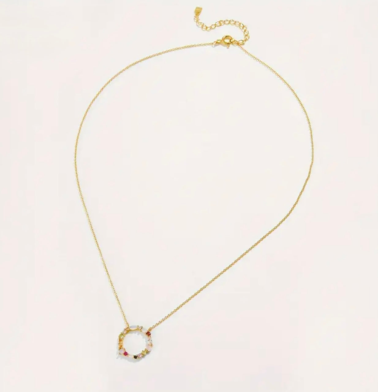 Coloulful circular necklace
