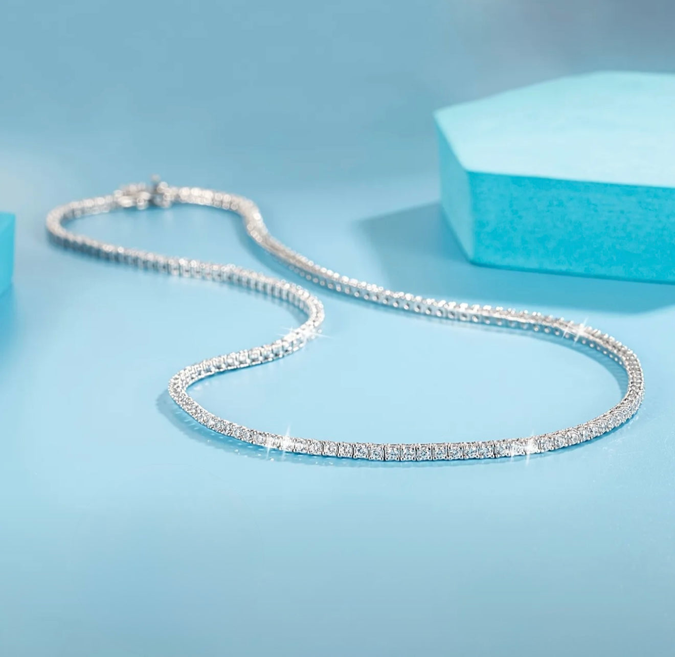 Tennis necklace