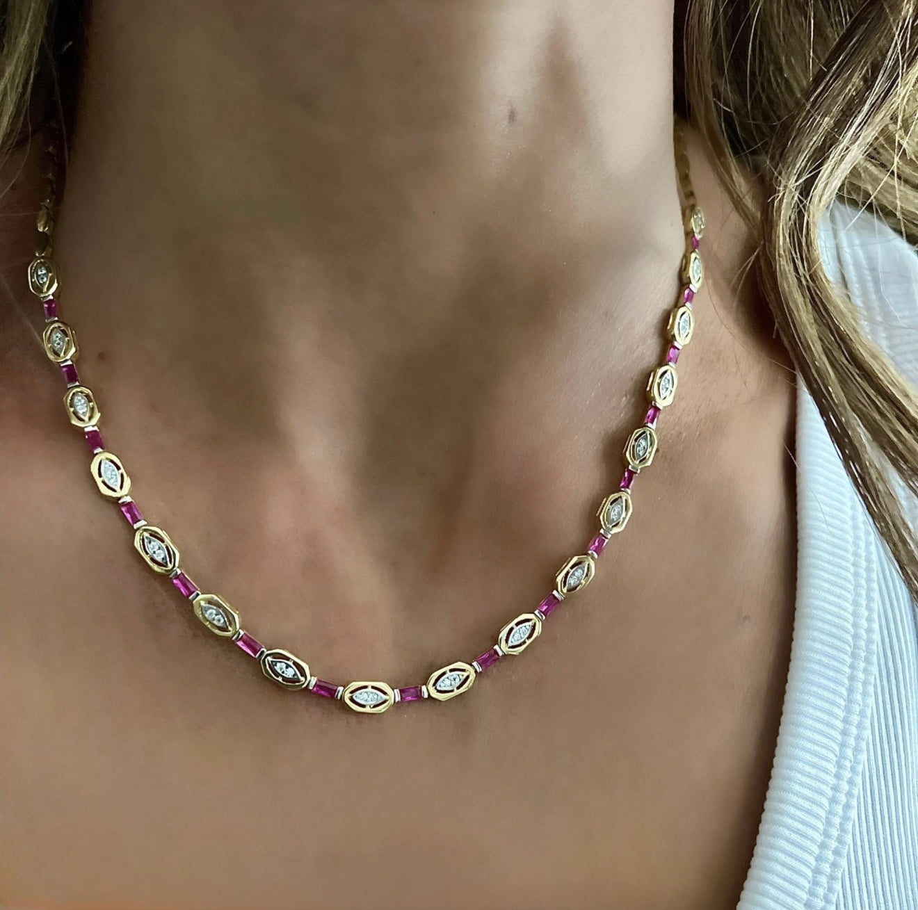 Marrisa Maroon Necklace