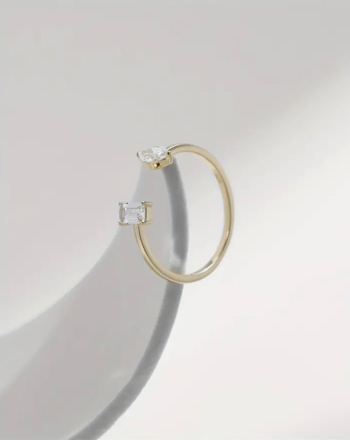 Open pave Ring