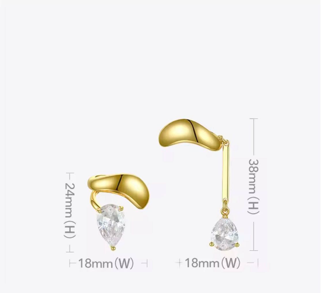 Tear of Luxe Earcuffs