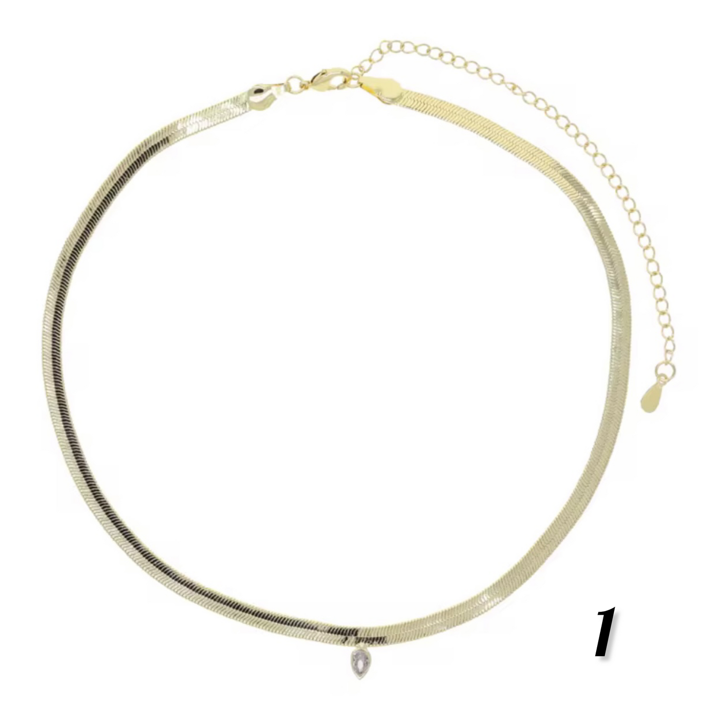Queen-Drops Triple Necklace