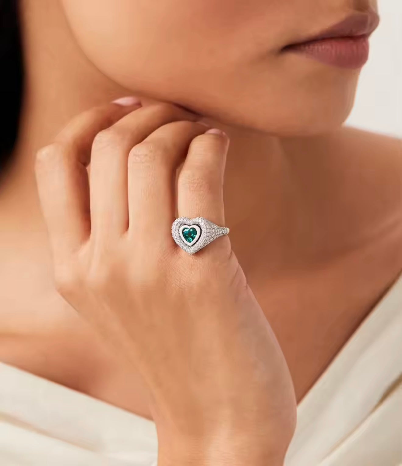 Heart Pinky Ring