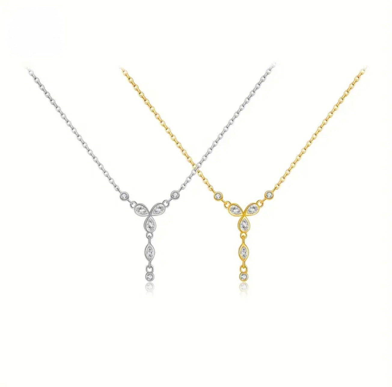 Ribbon Drop Necklace