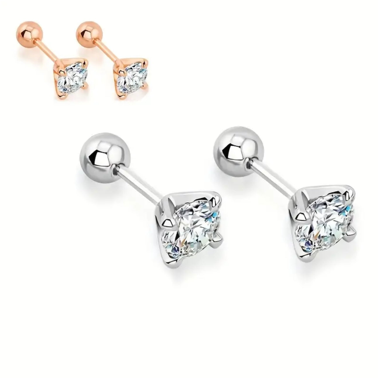 Diamond Stud Earrings