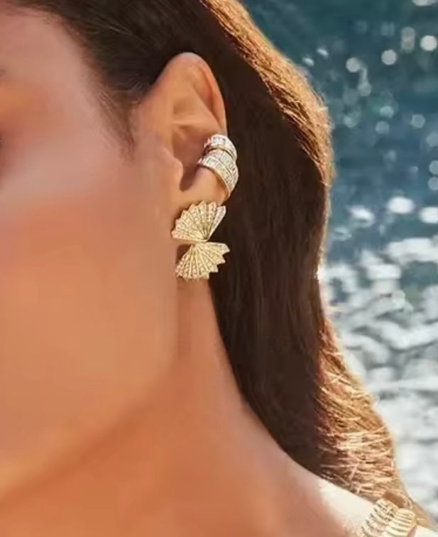 Fan Earrings