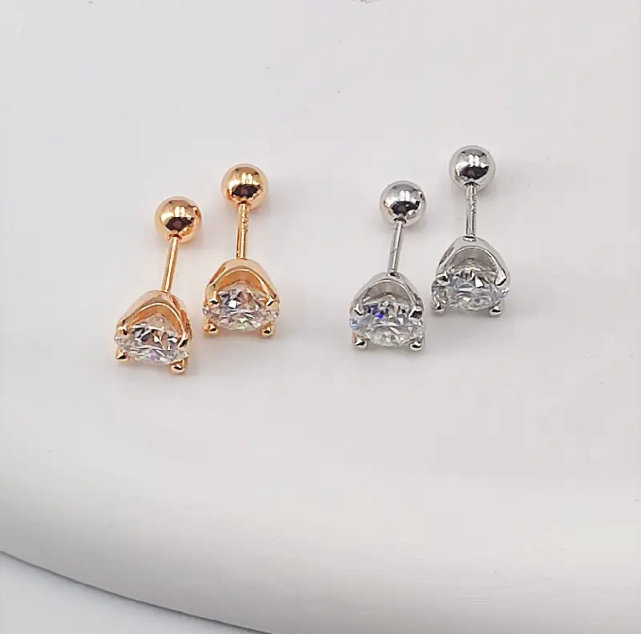 Diamond Stud Earrings