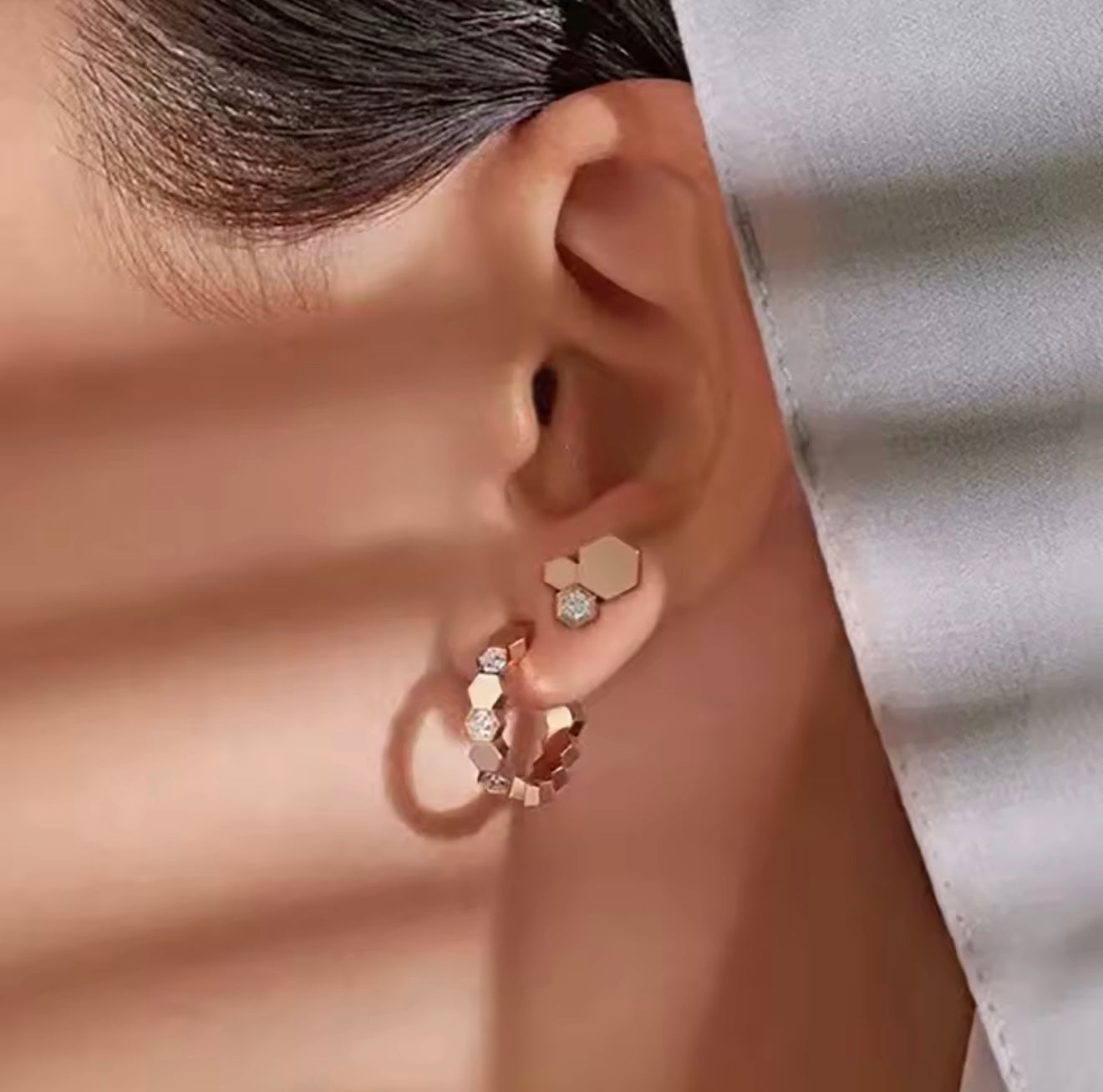 Honeycomb Earrings