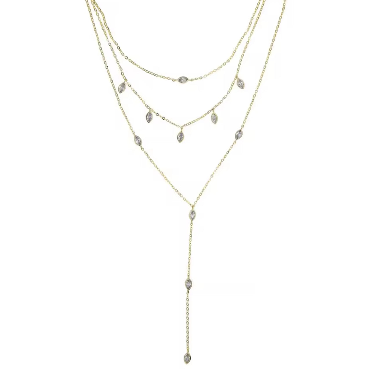 Triple eternal necklace