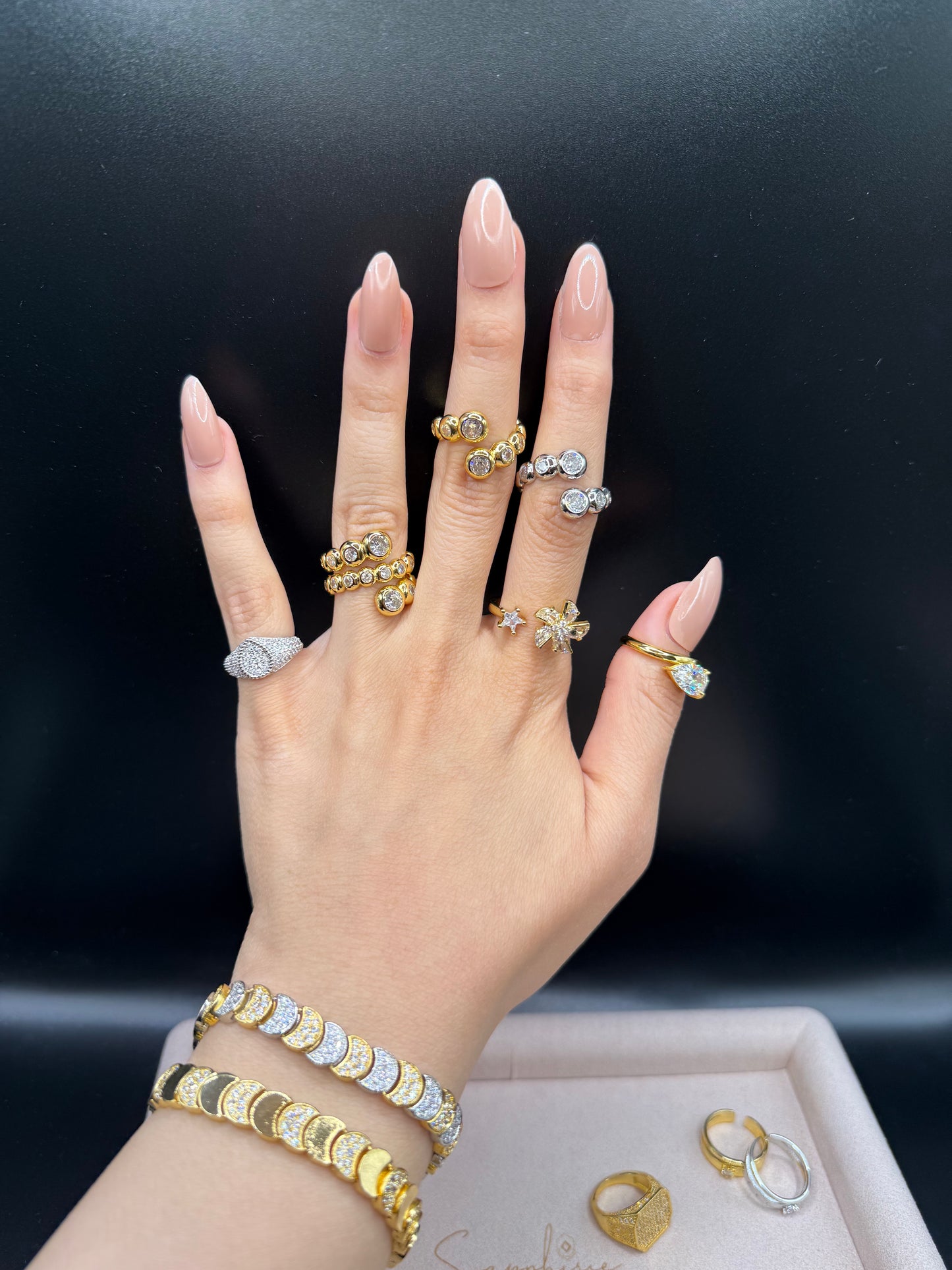 Tear Pinky Ring