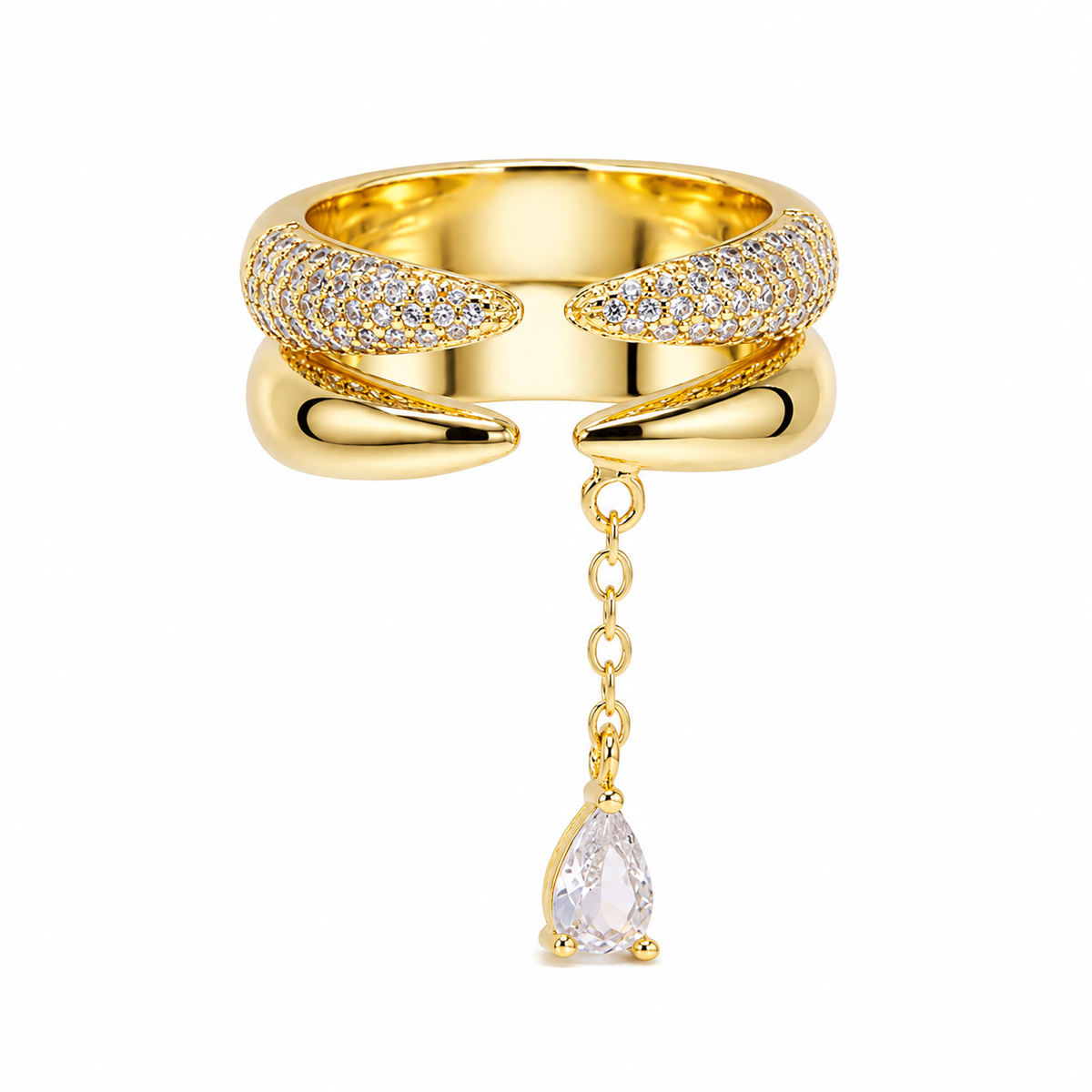 Dangling Wrap Ring