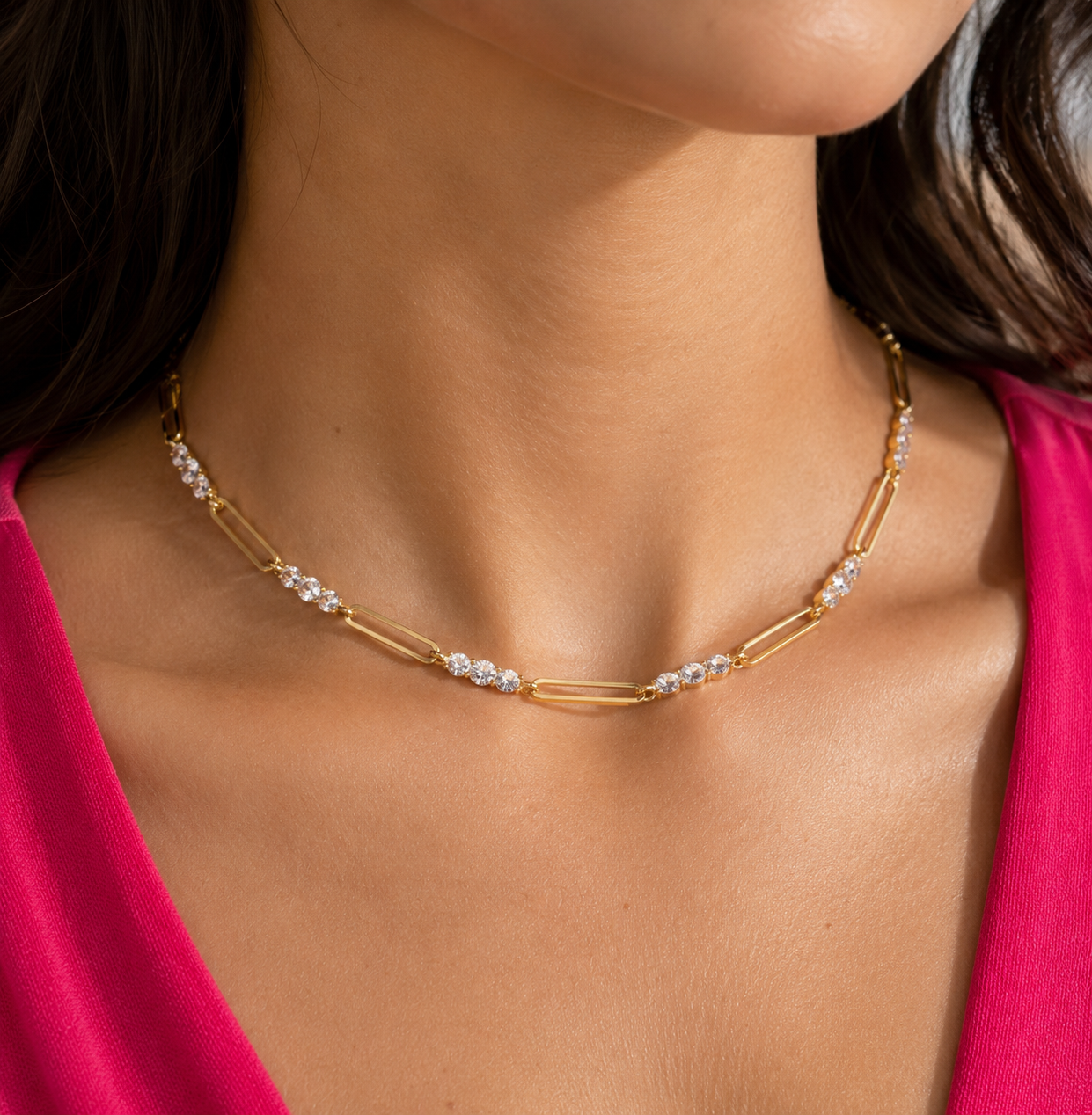 Paperclip Essie Necklace