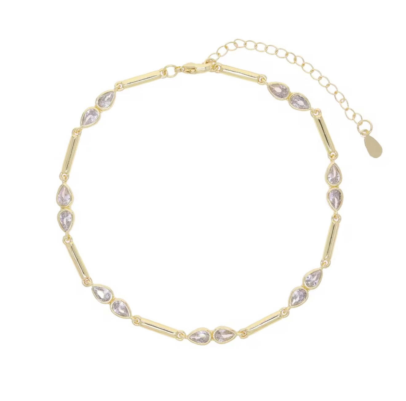 Waterdrop Aurora Anklet