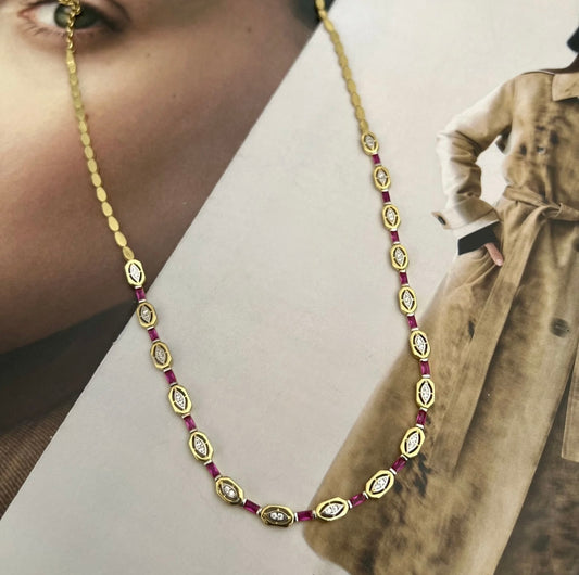 Marrisa Maroon Necklace