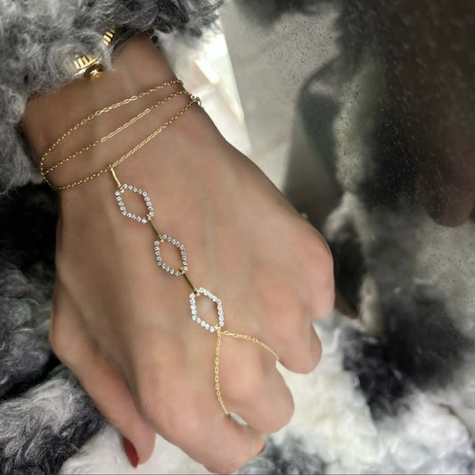 Honeycomb Handchain