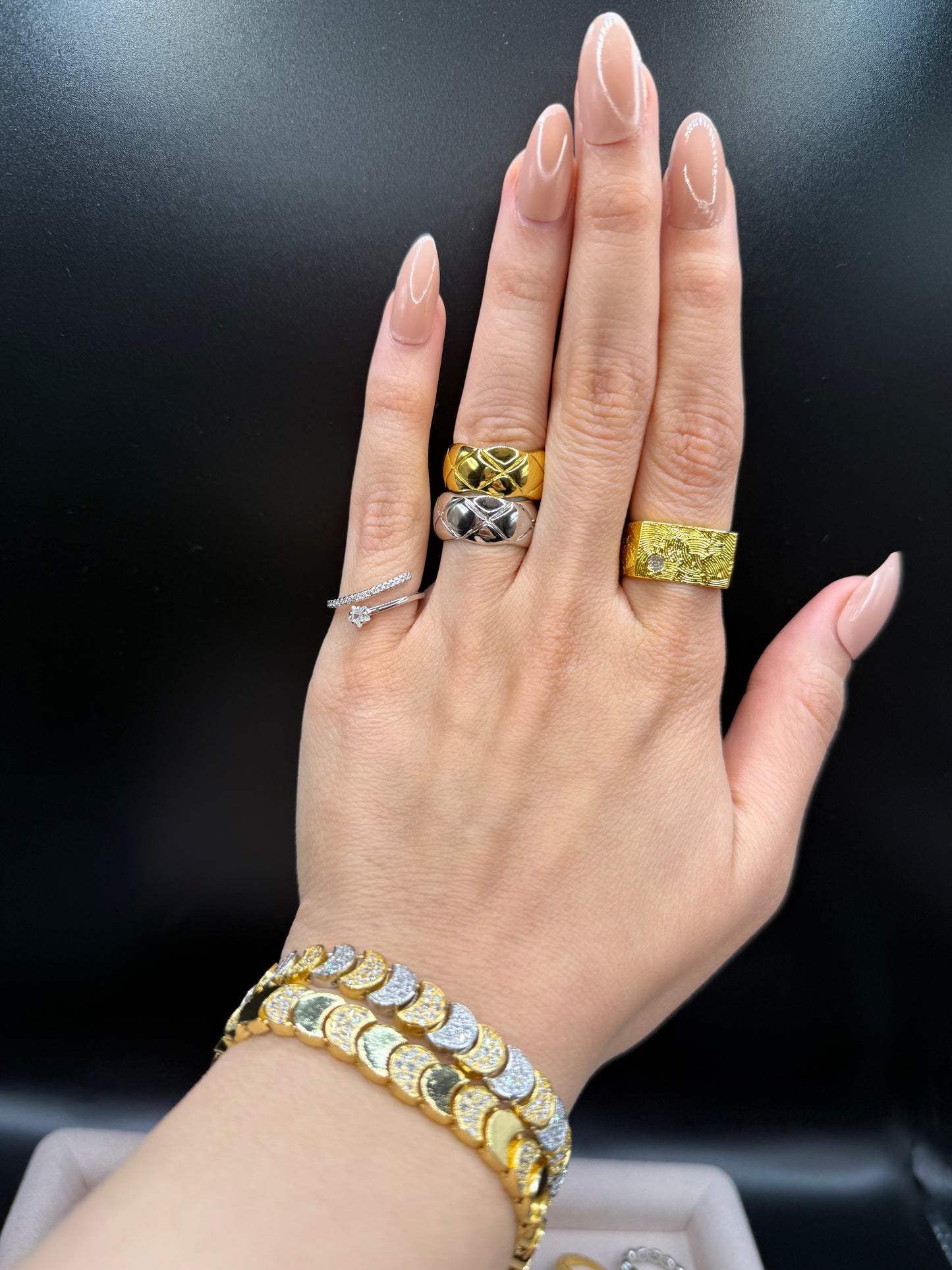 Falling Star Pinky Ring