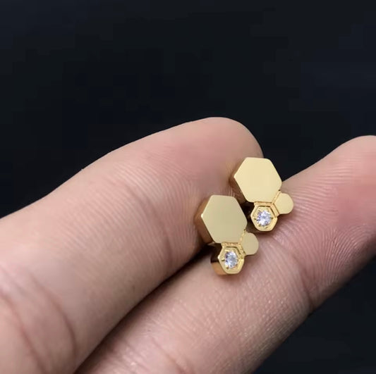 Honeycomb Earrings