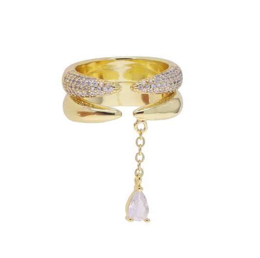 Dangling Wrap Ring