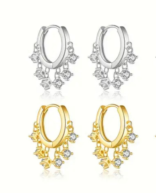 Crystal bling earrings