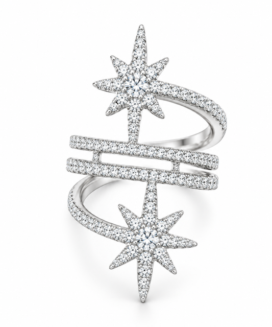 Apm Snowflake Ring
