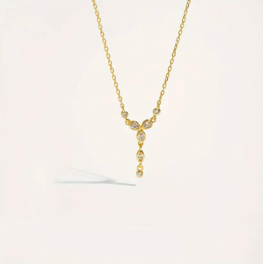 Ribbon Drop Necklace