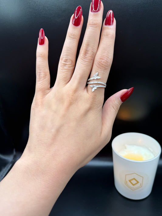 Butterfly Twist Ring