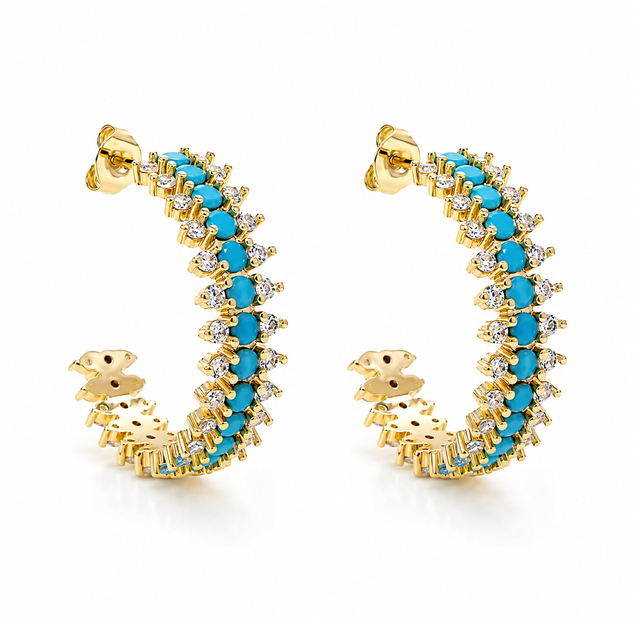 Turquoise Sharp Earrings