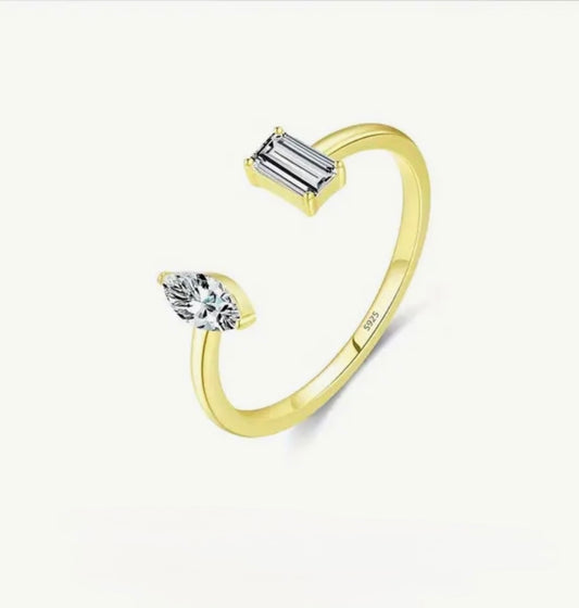 Open pave Ring