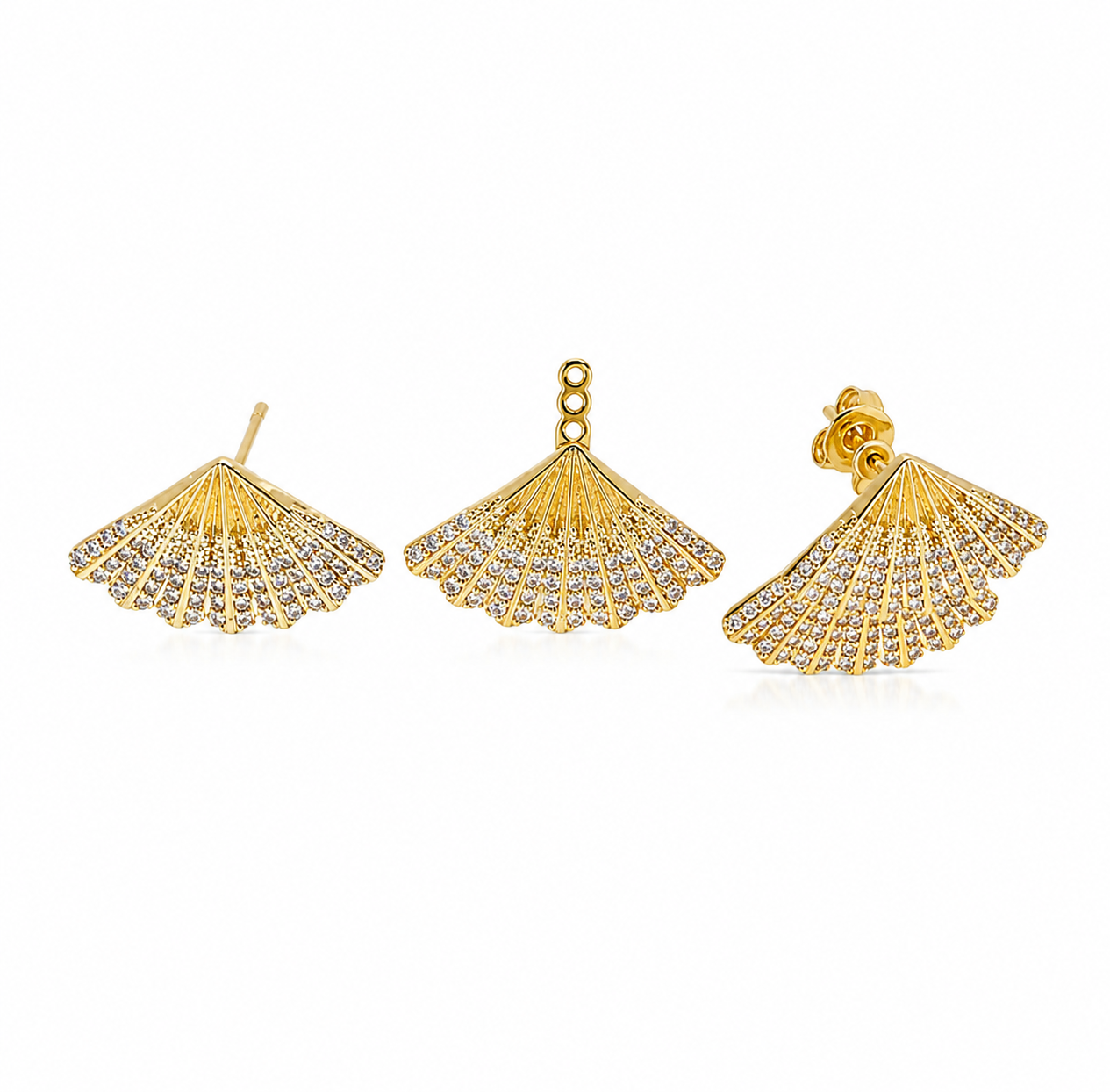 Fan Earrings