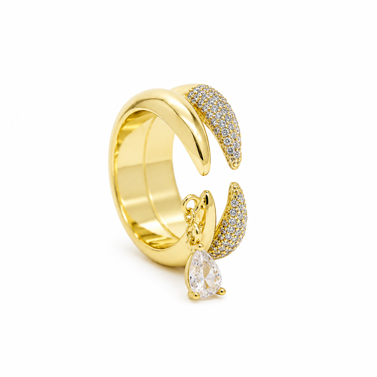 Dangling Wrap Ring