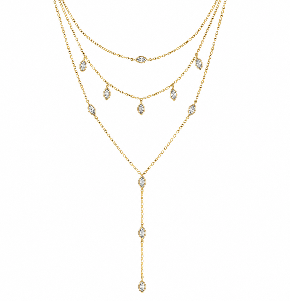 Triple Eternal Necklace