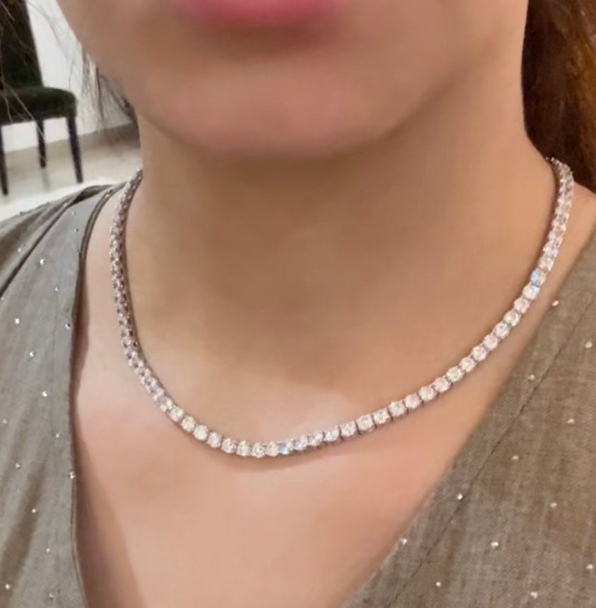 Tennis necklace