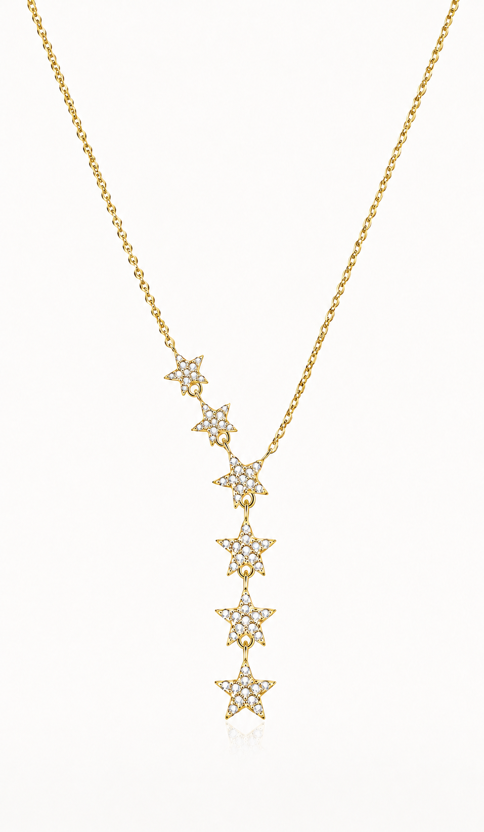 Stars dangling necklace