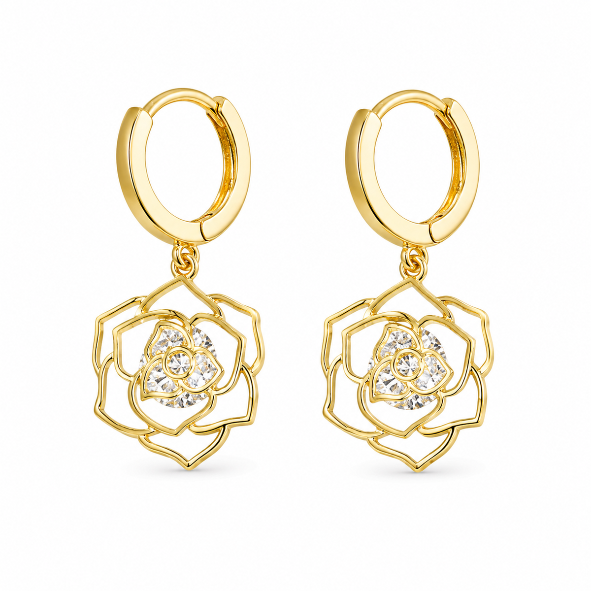 Flower earrings