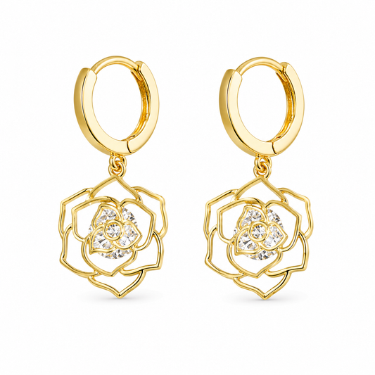 Flower earrings