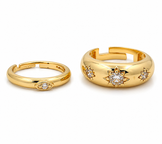 Double star rings
