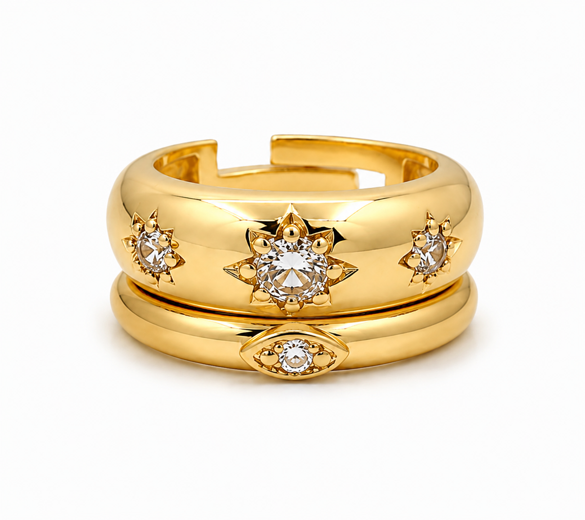 Double star rings