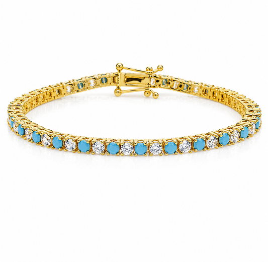 Turquoise Tennis Bracelet
